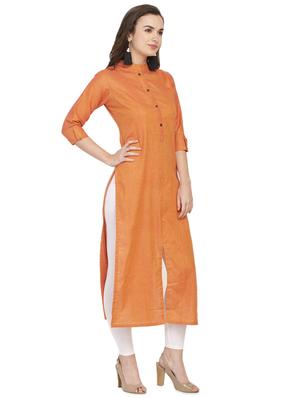 solid straight kurta - 16923475 - Standard Image - 2