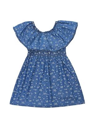 blue cotton frock - 16925087 - Standard Image - 2