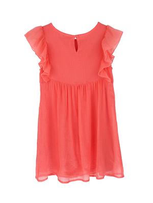 pink polyester frock - 16925095 - Standard Image - 2