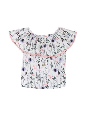 white floral top - 16925172 - Standard Image - 2