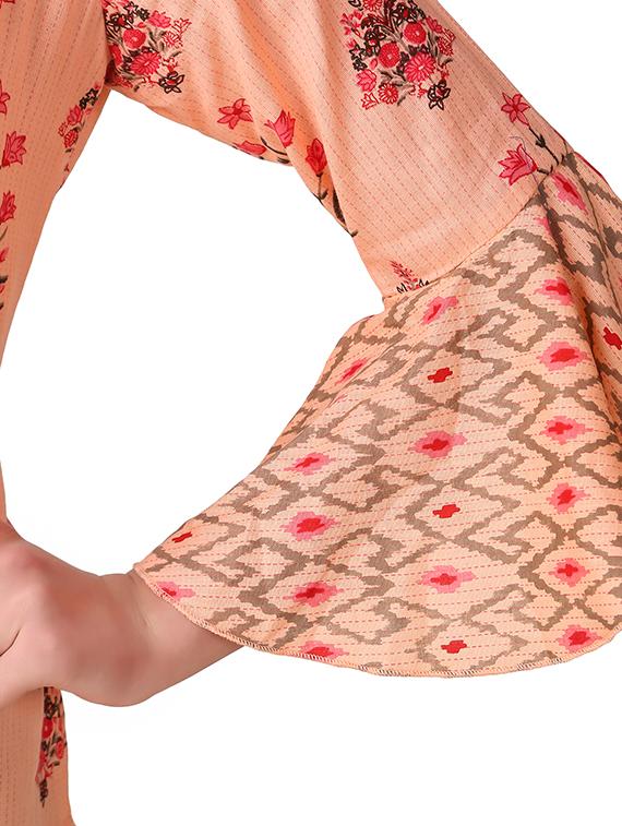 floral straight kurta - 16928212 - Zoom Image - 5