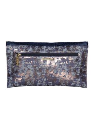 blue leatherette (pu) envelope clutch - 16928443 - Standard Image - 2