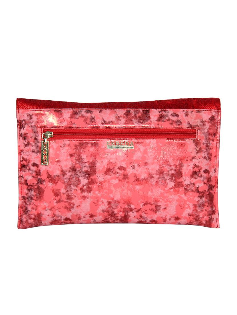 red leatherette (pu) envelope clutch - 16928445 - Zoom Image - 2