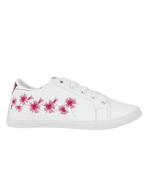 white lace-up sneakers - 16929501 - Standard Image - 2