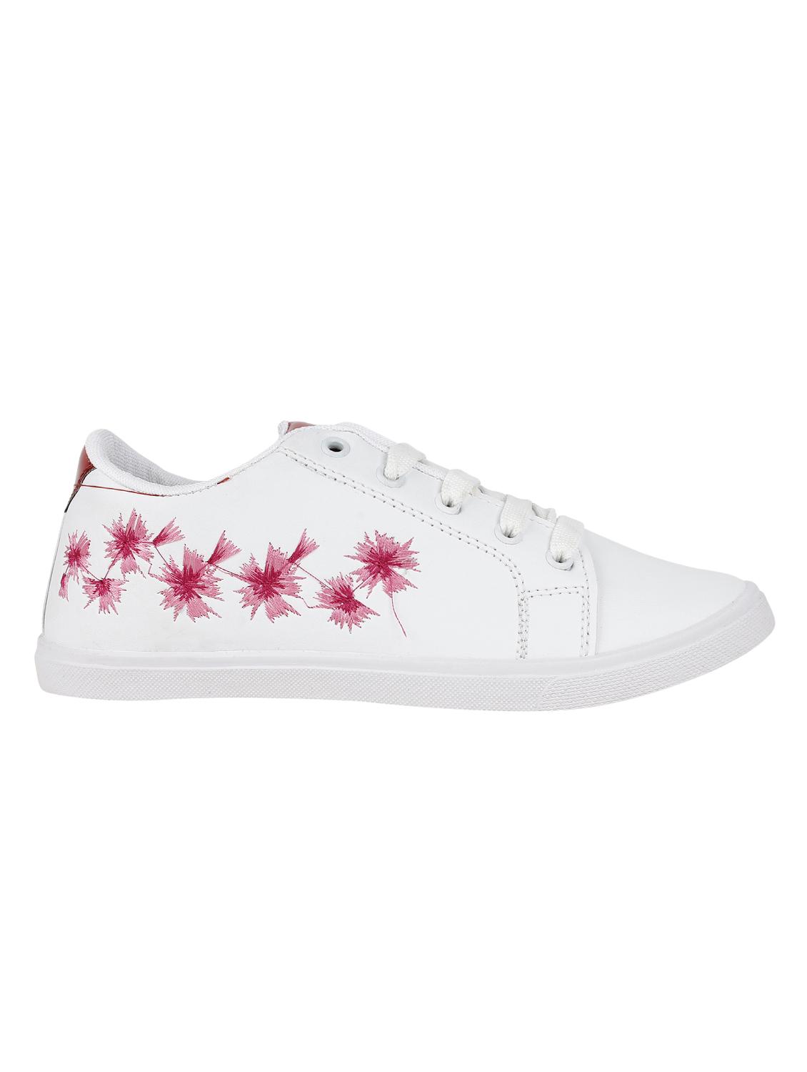 white lace-up sneakers - 16929501 - Zoom Image - 2