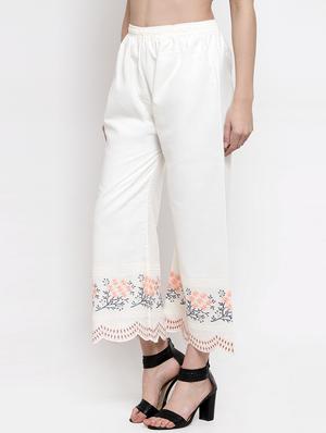 mid rise embroidered palazzo - 16935515 - Standard Image - 2