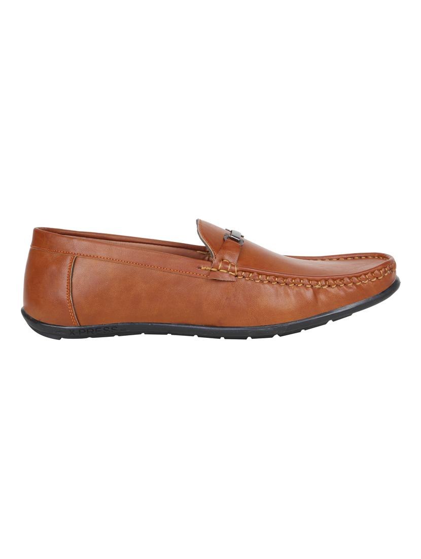 tan slip on loafers - 16936152 - Zoom Image - 2