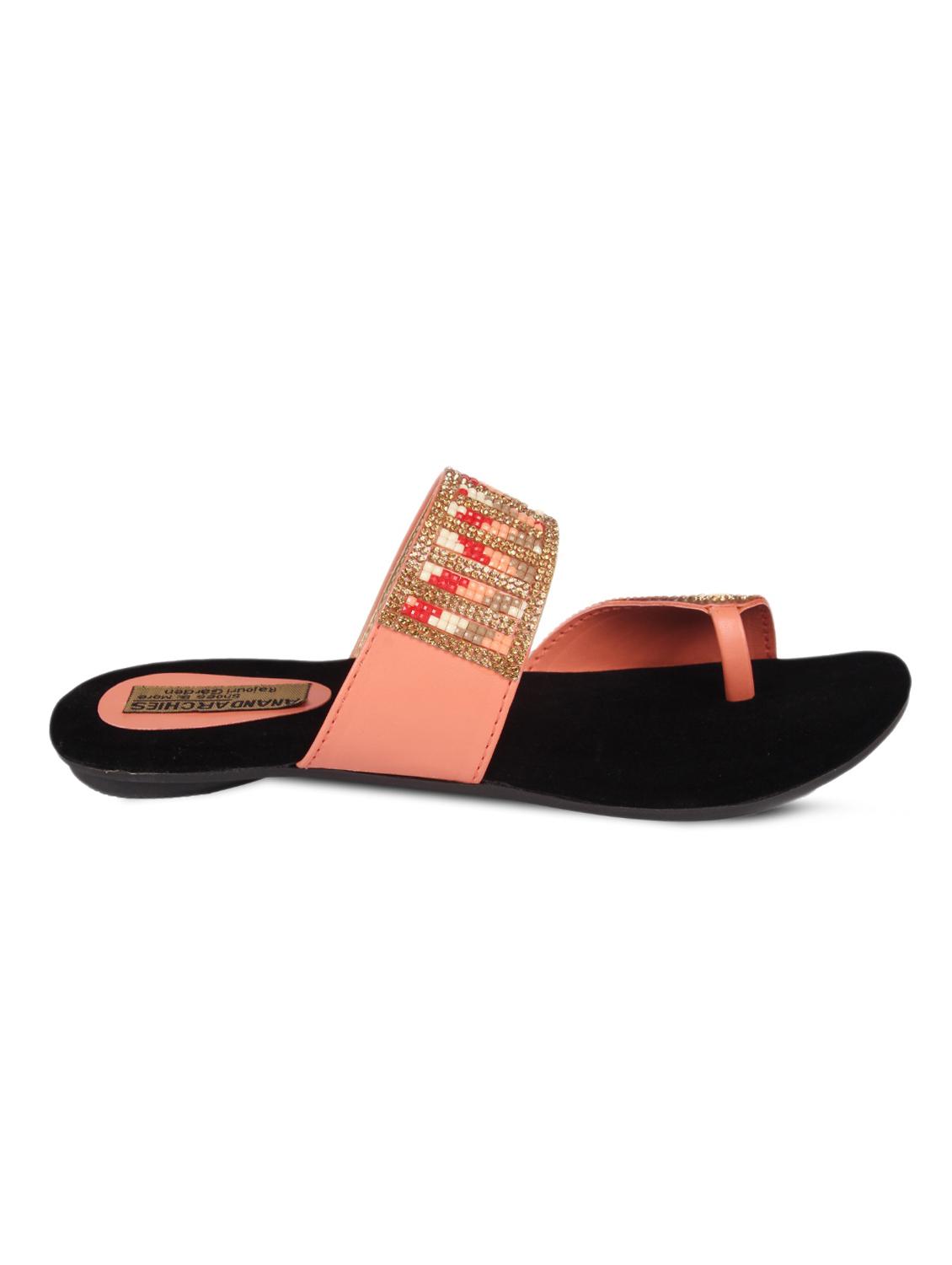 pink one toe sandals - 16936652 - Zoom Image - 2