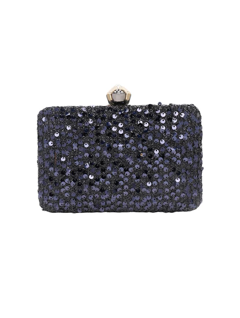 black metal box clutch - 16938765 - Zoom Image - 2