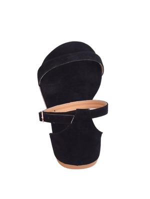 black ankle strap sandals - 16938851 - Standard Image - 2