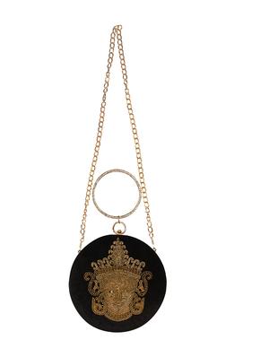black velvet box clutch - 16939293 - Standard Image - 5