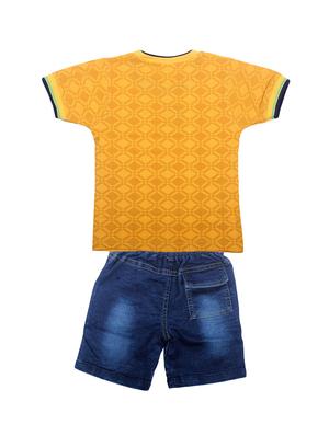 yellow cotton dungarees twin sets - 16942222 - Standard Image - 2