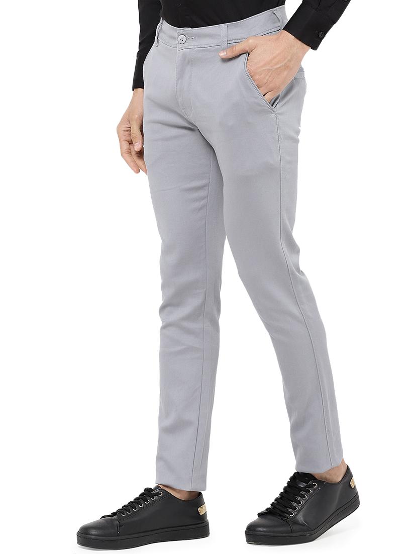 grey solid chinos - 16945238 - Zoom Image - 2