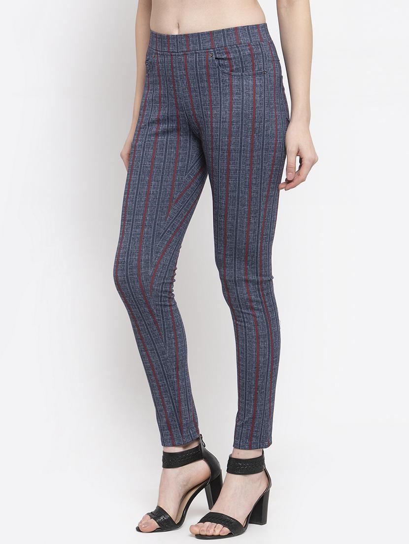mid rise checkered trouser - 16945601 - Zoom Image - 2