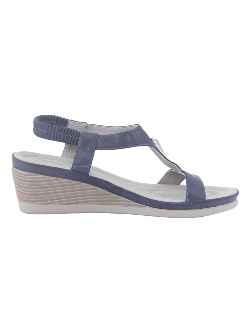 navy back strap wedges - 16947187 - Zoom Image - 2
