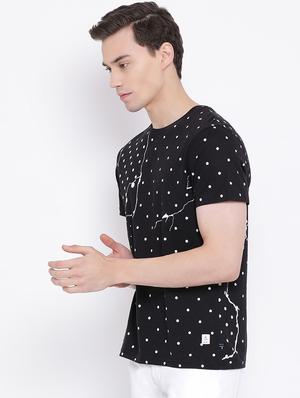 monochrome polka dot print t-shirt - 16947866 - Standard Image - 2