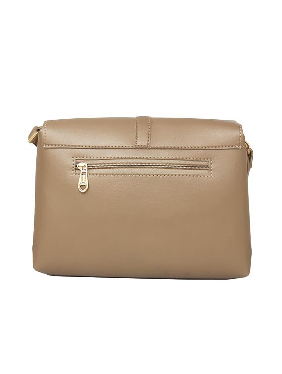 gold leatherette (pu) sling bag - 16949589 - Zoom Image - 2
