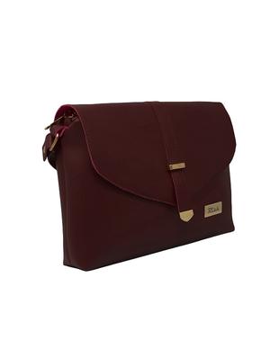 pink leatherette (pu) regular sling bag - 16949591 - Standard Image - 5