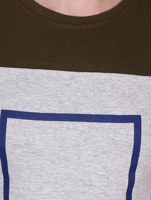 grey printed cut & sew t-shirt - 16949689 - Standard Image - 5