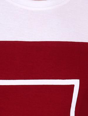 red printed cut & sew t-shirt - 16949696 - Standard Image - 5