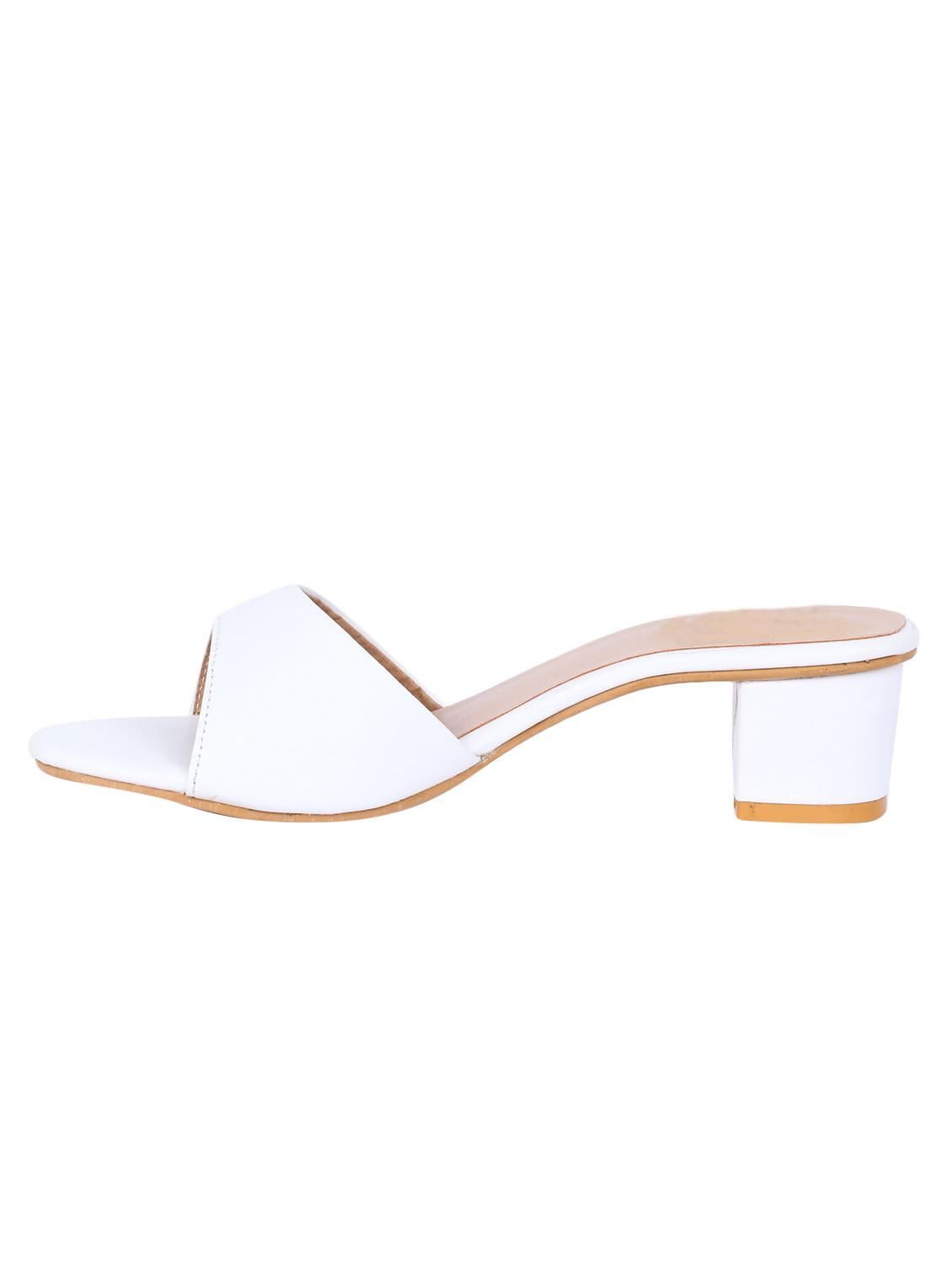 white slip on sandals - 16951682 - Zoom Image - 2