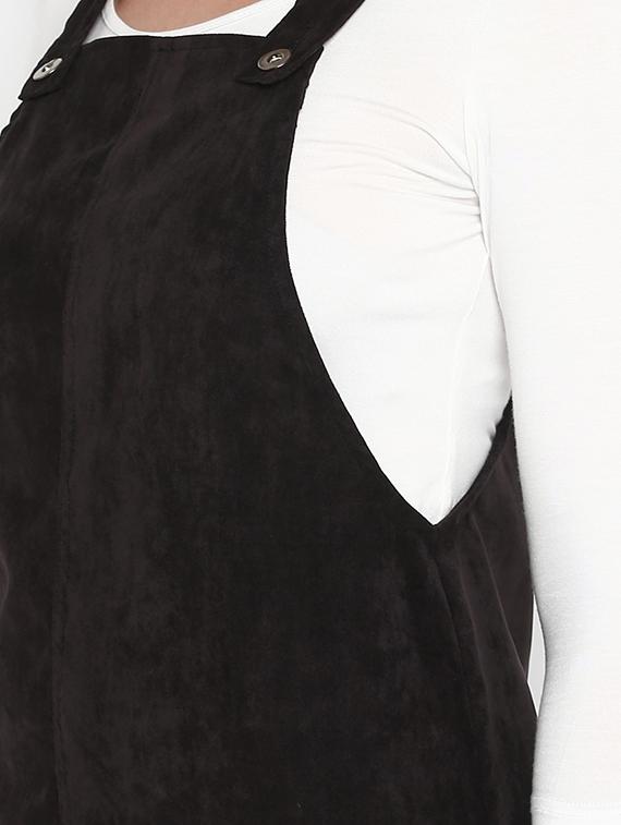 slit pockets pinafore dress - 16952698 - Zoom Image - 5