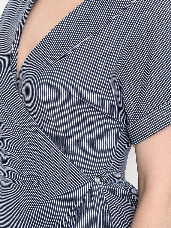 button closure striped romper - 16952701 - Zoom Image - 5