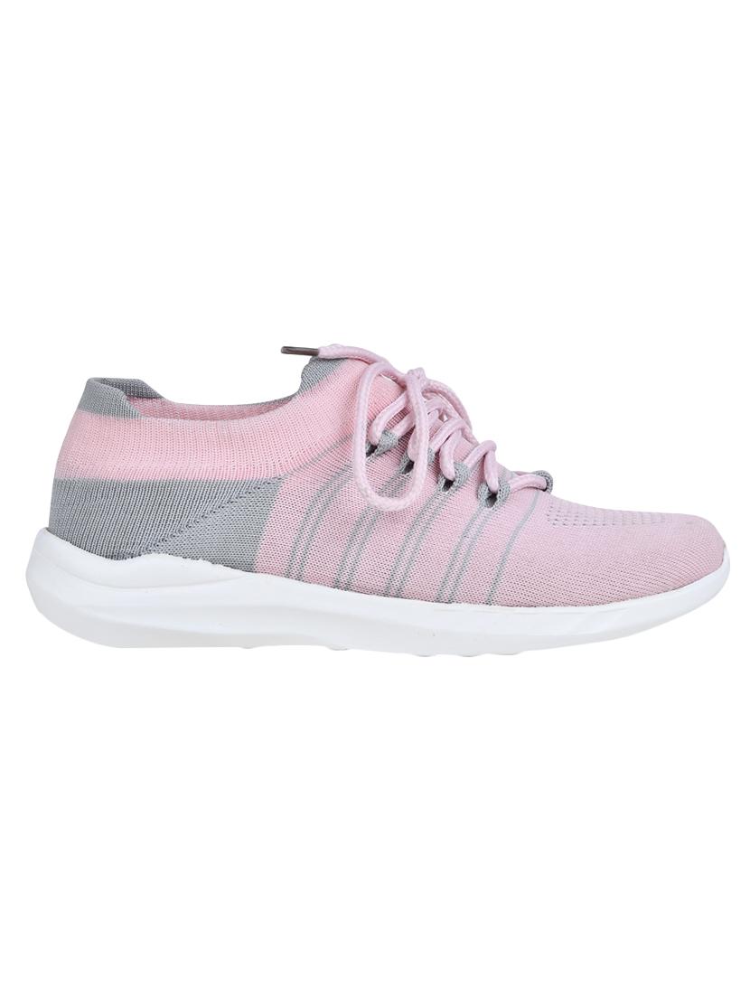 pink lace up sport shoes - 16952773 - Zoom Image - 2