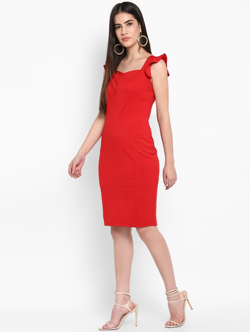 sweetheart neck bodycon dress - 16953030 - Zoom Image - 2