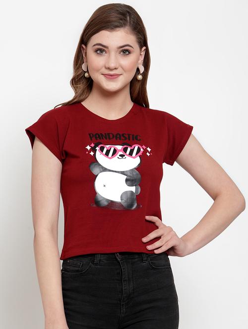 round neck quirky tee - 16955894 - Standard Image - 1