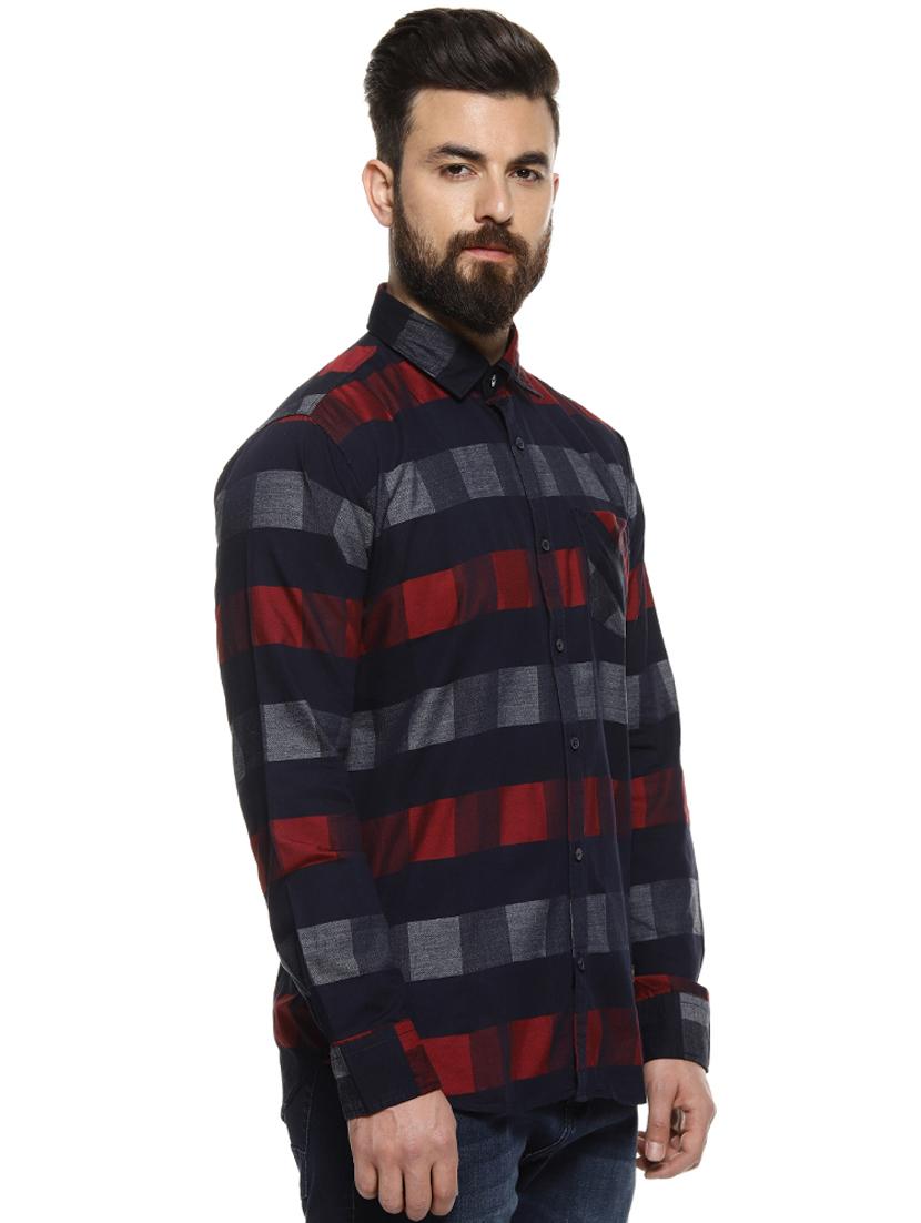 multi colored checkered casual shirt - 16958338 - Zoom Image - 2