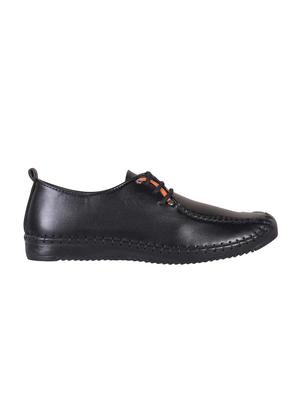 black fabric & synthetic lace up shoes - 16960776 - Standard Image - 2