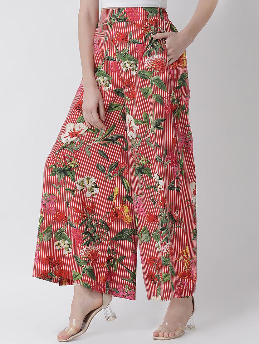 floral wide leg trouser - 16962741 - Zoom Image - 2