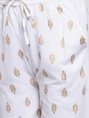 white viscose straight palazzo - 16970336 - Standard Image - 5