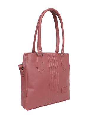 pink leatherette (pu) handbag - 16970900 - Standard Image - 5