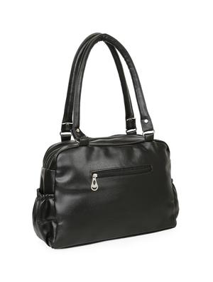black leatherette (pu) regular handbag - 16970955 - Standard Image - 2