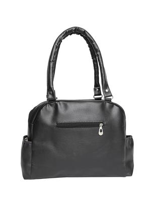 black leatherette (pu) handbag - 16970972 - Standard Image - 2