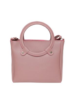 pink leatherette (pu) handbag - 16970992 - Standard Image - 2