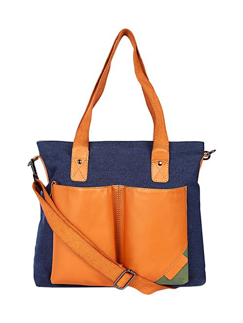 multi colored canvas regular handbag - 16972095 - Standard Image - 1