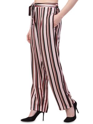 tie up waist striped palazzo - 16973219 - Standard Image - 2