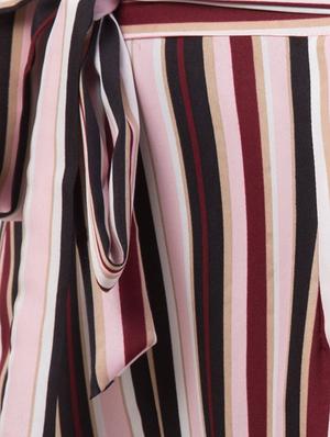 tie up waist striped palazzo - 16973219 - Standard Image - 5