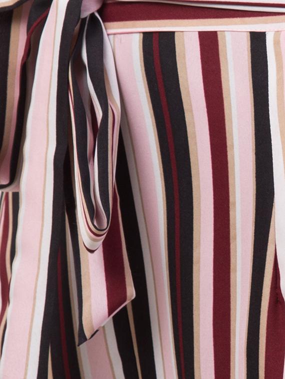 tie up waist striped palazzo - 16973219 - Zoom Image - 5