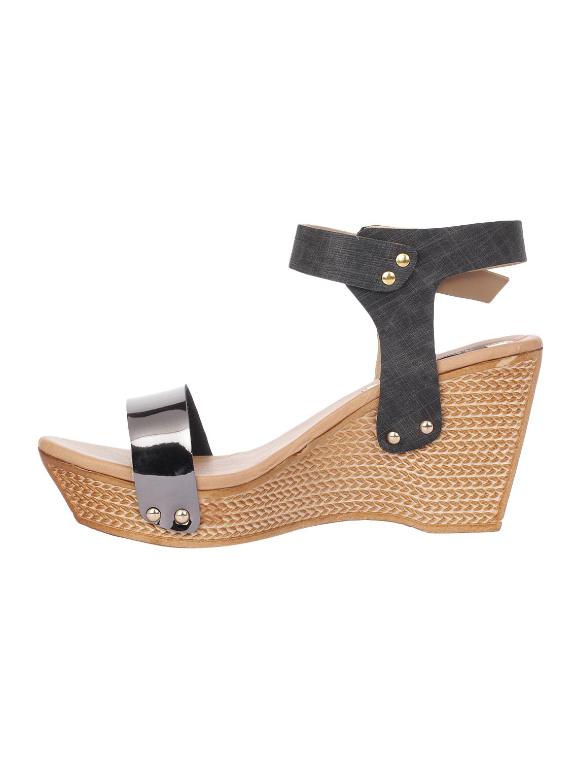 black ankle strap wedge - 16973761 - Zoom Image - 2