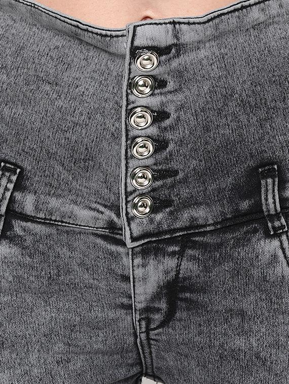 high rise stone washed jeans - 16973882 - Zoom Image - 5