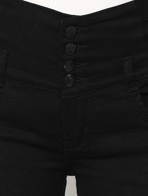 lace up detail ankle length jeans - 16973900 - Standard Image - 5