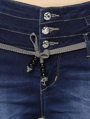 mid rise distressed jeans - 16973910 - Standard Image - 5