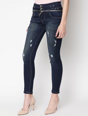 mid rise distressed jeans - 16973911 - Standard Image - 2