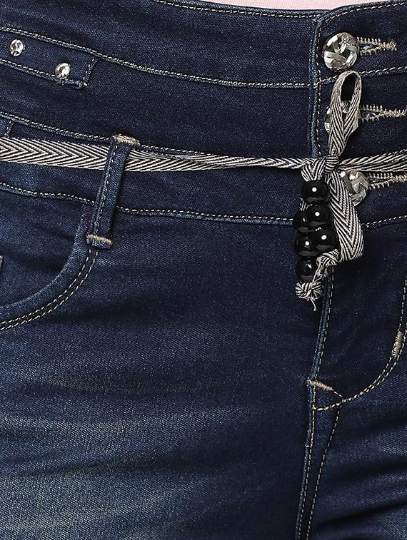 mid rise distressed jeans - 16973911 - Zoom Image - 5