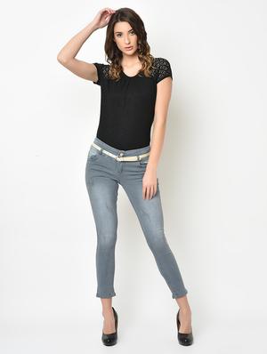 grey denim jeans - 16973925 - Standard Image - 5