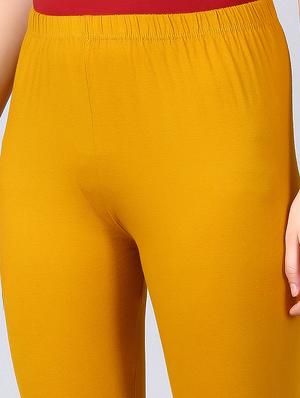 yellow cotton leggings - 16974098 - Standard Image - 5